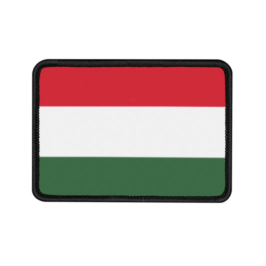 Flag Village Hungary Flag Embroidery Iron-On Patches