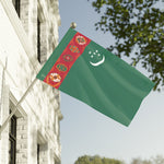 Flag Village Turkmenistan Flag 18" x 12" / 36" x 24" / 60" x 36"