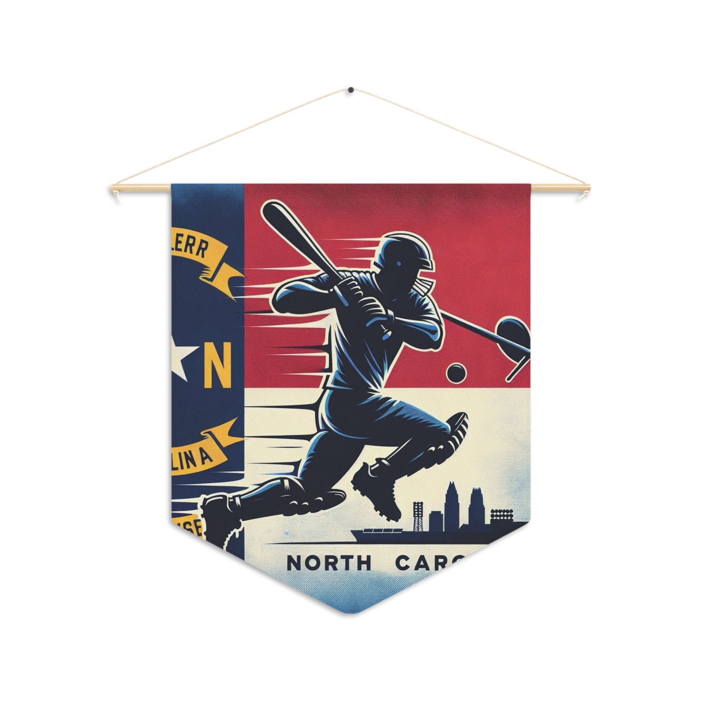 Flag Village North Carolina State Flag Pennant Sporting Home Wall decoration NC0001