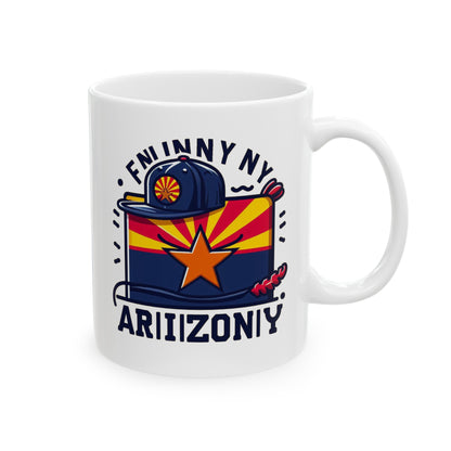 Flag Village USA Arizona State Flag Ceramic Coffee Mug 11oz AZ01