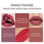 Flag Village Non-sticky cup matte liquid lipstick set gift box
