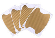Flag Village Auto Tools 4pcs Set Of Door Stickers Carbon Fiber Scratch-resistant Car Handle Stickers
