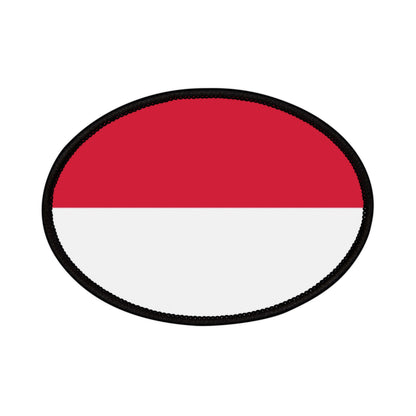 Flag Village Monaco Flag Embroidery Iron-On Patches