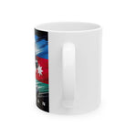 Flag Village Azerbaijan Sporting Flag Ceramic Coffee Mug 11oz