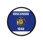 Flag Village Wisconsin State Flag Embroidered Iron-On Patch