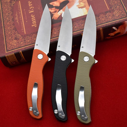 Flag Village Outdoor Folding Knife For Camping And Hunting