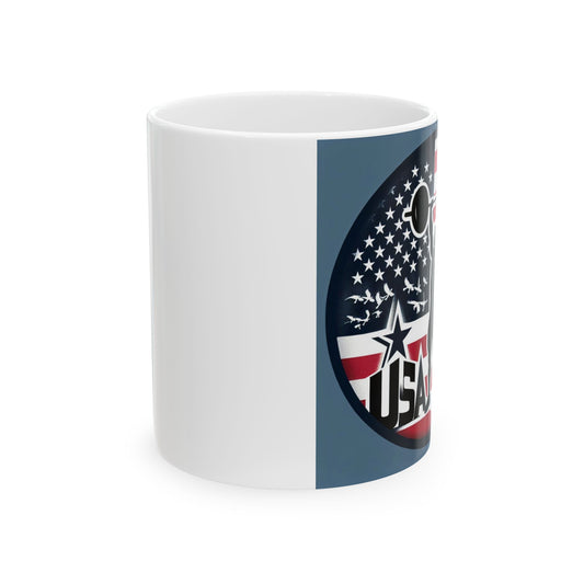 Flag Village United States Sporting Flag Ceramic Coffee Mug 11oz USA0010