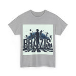 Flag Village Brazil Sporting Flag T-SHIRT Heavy Cotton Tee BRA0006