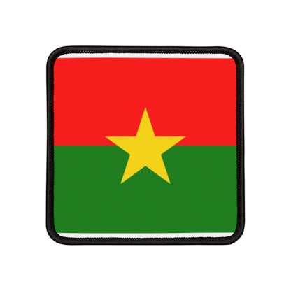 Flag Village Burkina Faso Flag Embroidery Iron-On Patches