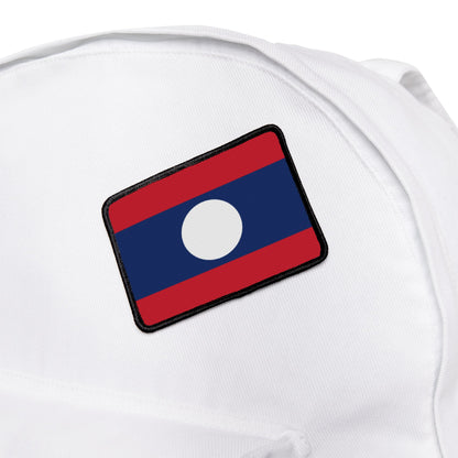 Flag Village Laos Flag Embroidery Iron-On Patches