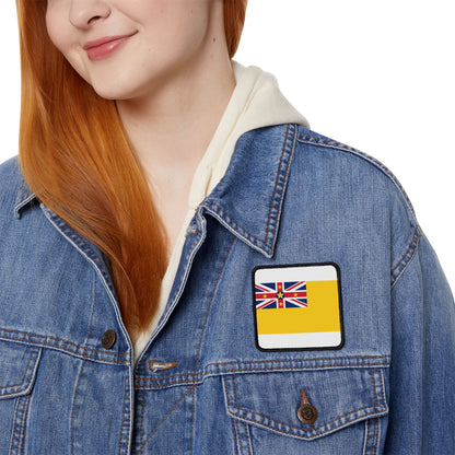 Flag Village Niue Flag Embroidery Iron-On Patches