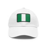 Flag Village Nigeria Flag Hat Cap with Leather Patch