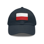 Flag Village Poland Flag Hat Cap with Leather Patch