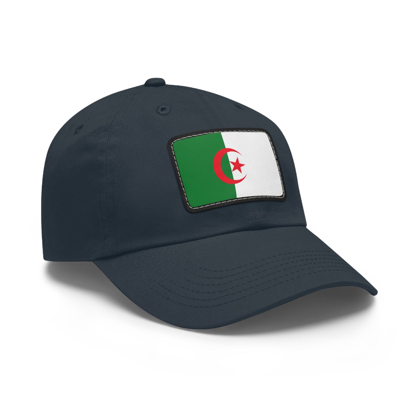 Flag Village Algeria Flag Hat Cap with Leather Patch