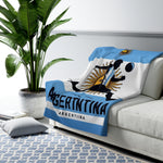Flag Village Argentina Sporting Flag Sherpa Fleece Blanket 50" x 60" FV-INTR-AR0007