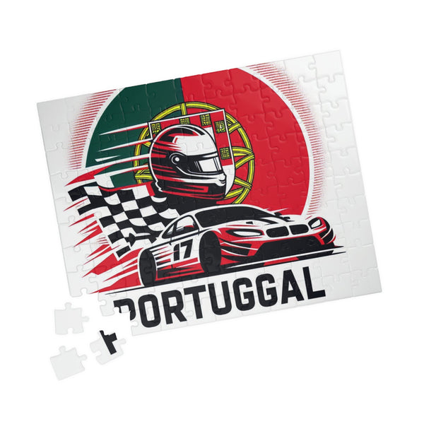 Flag Village Portugal Racing Car Sporting Flag Puzzle (110, 252, 520, 1014-piece) PRT0013