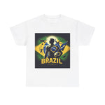 Flag Village Brazil Sporting Flag T-SHIRT Heavy Cotton Tee BRA0012