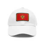 Flag Village Montenegro Flag Hat Cap with Leather Patch