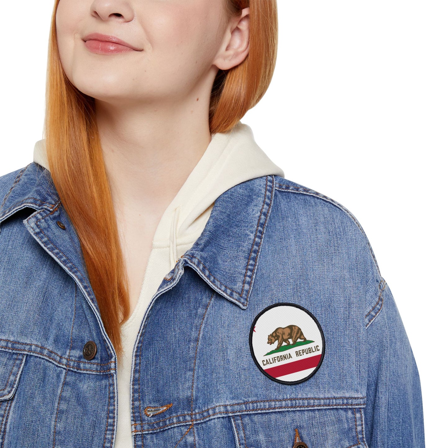 Flag Village California State Flag Embroidery Iron-On Patches