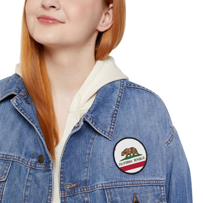 Flag Village California State Flag Embroidery Iron-On Patches