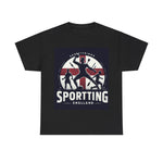 Flag Village England Sporting Flag T-SHIRT Heavy Cotton Tee GBR0002