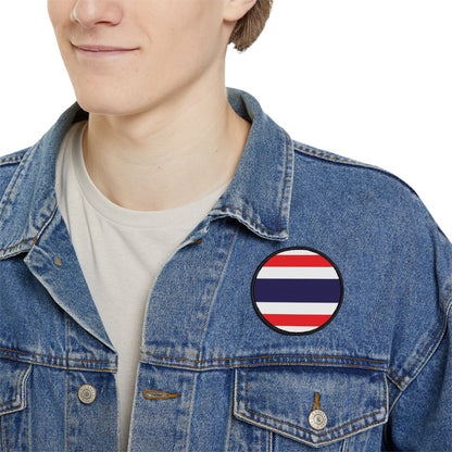 Flag Village Thailand Flag Embroidery Iron-On Patches