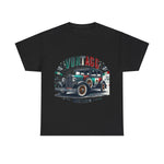 Flag Village Mexico Vintage Car Flag T-SHIRT Heavy Cotton Tee MEX0002