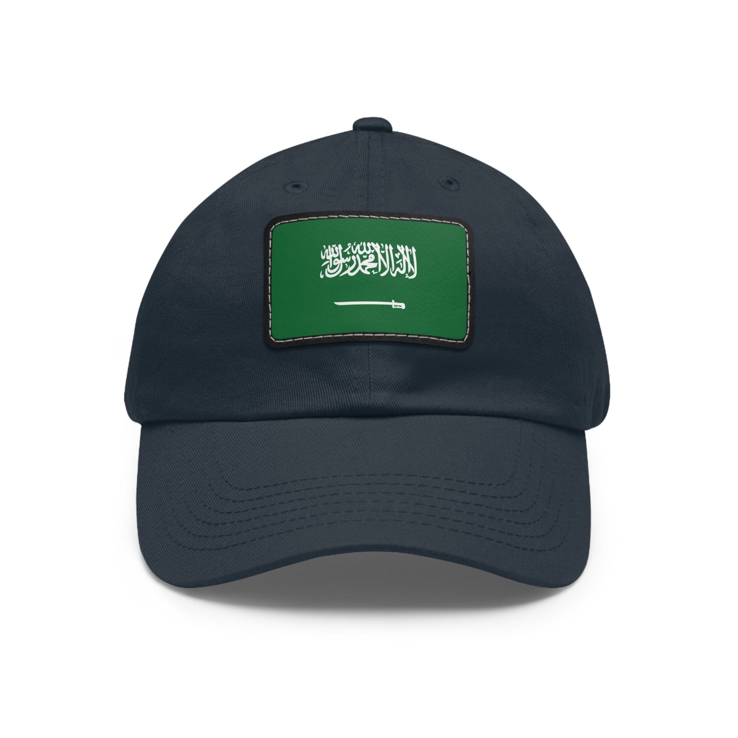 Flag Village Saudi Arabia Flag Hat Cap with Leather Patch