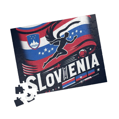 Flag Village Slovenia Sporting Flag Puzzle (110, 252, 520, 1014-piece) SVN0003