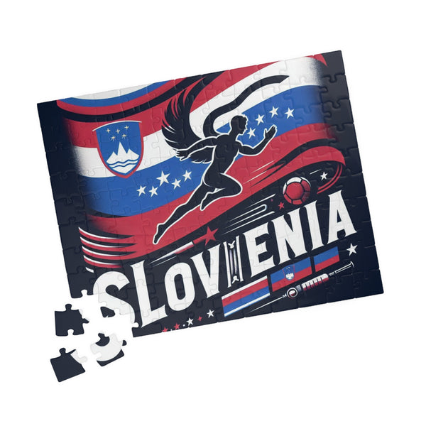 Flag Village Slovenia Sporting Flag Puzzle (110, 252, 520, 1014-piece) SVN0003
