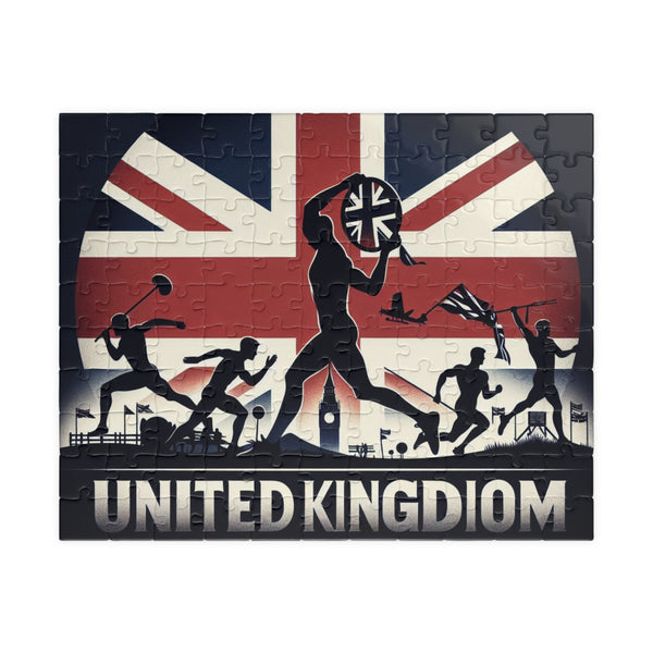 Flag Village United Kingdom Sporting Flag Puzzle (110, 252, 520, 1014-piece) UK0020
