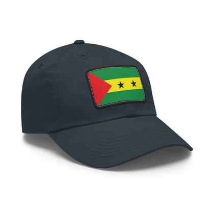 Flag Village Sao Tome And Principe Flag Hat Cap with Leather Patch