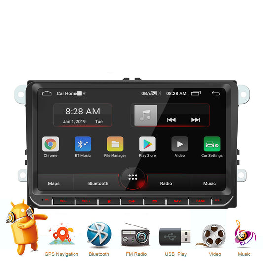 Flag Village Auto Tools Car White Variable Case MP5 Android GPS Navigation Player