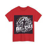 Flag Village Brazil Sporting Flag T-SHIRT Heavy Cotton Tee BRA0002