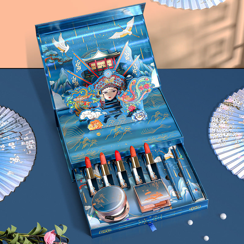 Flag Village Set Gift Box Carved Lipstick 520 Valentine's Day