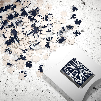 Flag Village United Kingdom Sporting Flag Puzzle (110, 252, 520, 1014-piece) UK0012