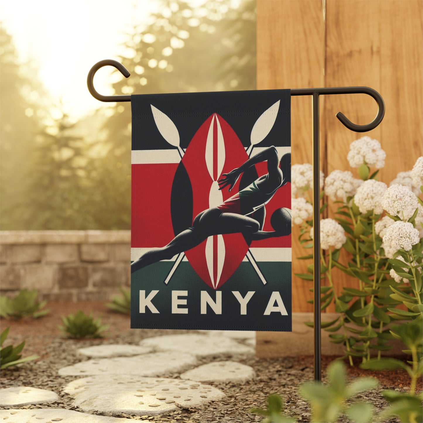 Flag Village KENYA Flag Sporting Garden & House Banner KEN0003