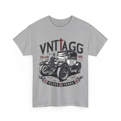 Flag Village UK Vintage Car Flag T-SHIRT Heavy Cotton Tee UK0008