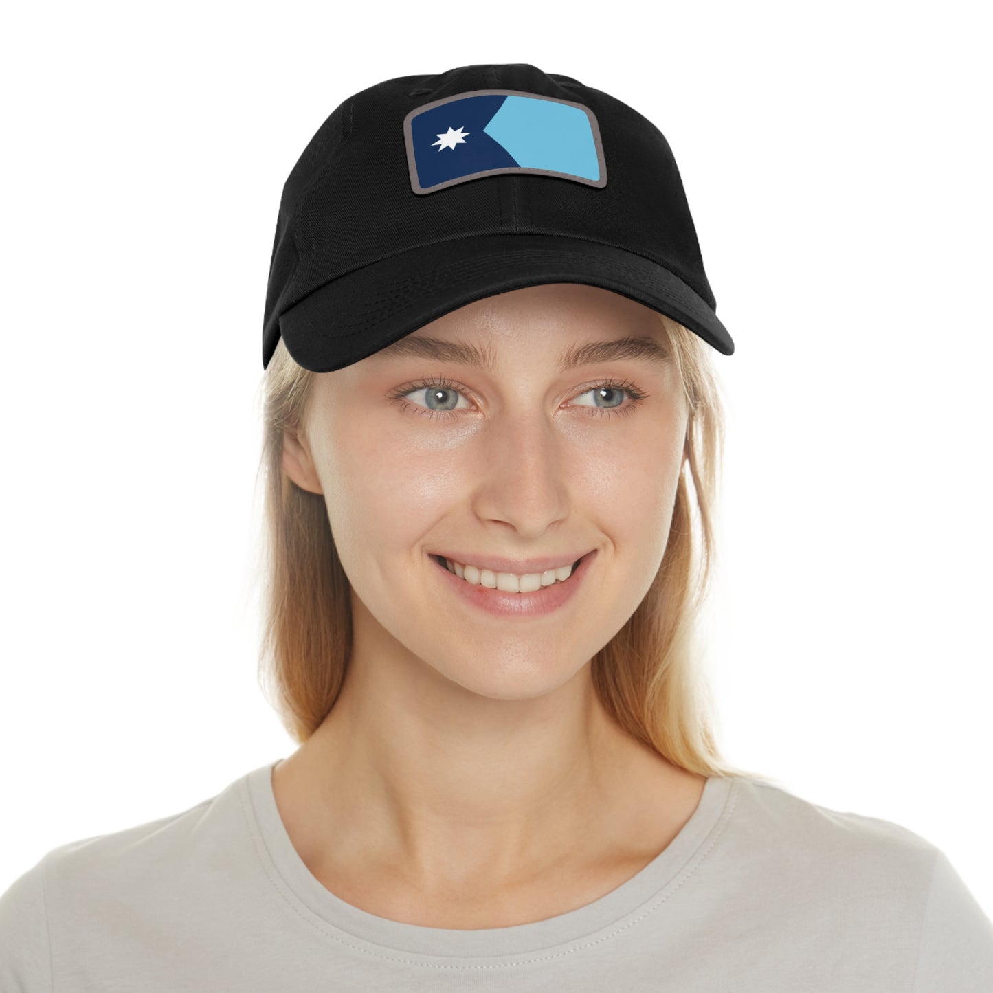 Flag Village USA Minnesota State Flag Hat Cap with Leather Patch