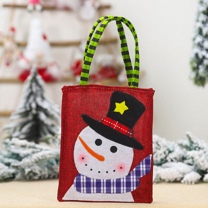 Flag Village Christmas felt cloth gift box non-woven bag