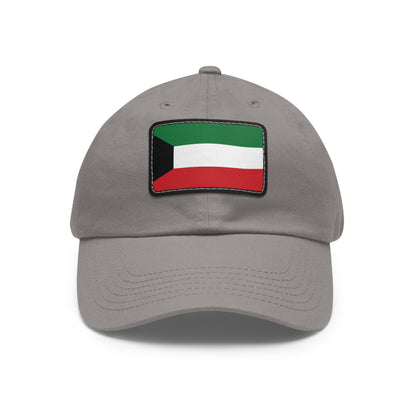 Flag Village Kuwait Flag Hat Cap with Leather Patch
