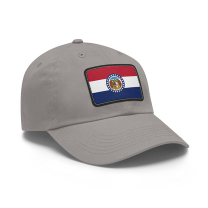 Flag Village USA Missouri State Flag Hat Cap with Leather Patch