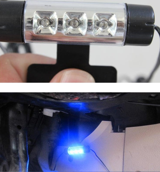 Flag Village Auto Tools Car interior atmosphere lights Car interior atmosphere lights Foot lights Car interior blue lights 780 decorative lights