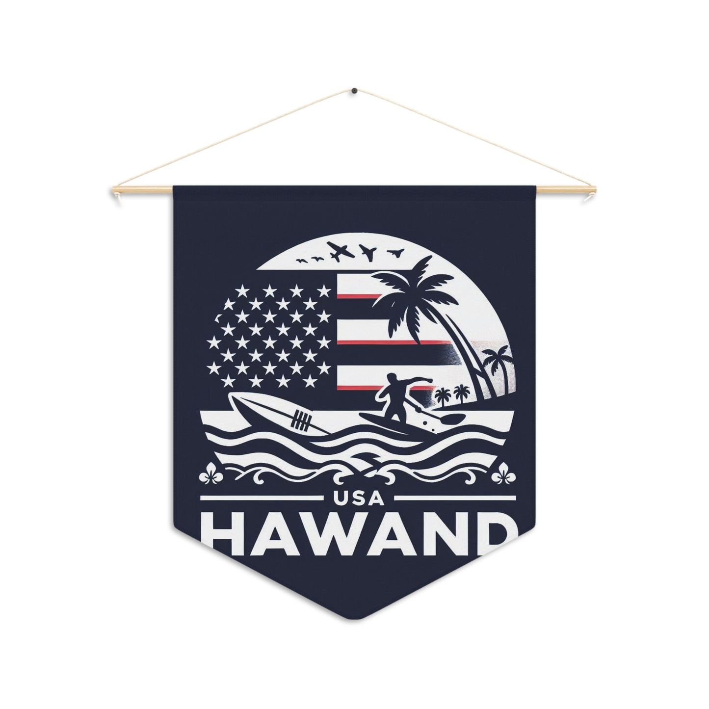Flag Village Hawaii State Flag Pennant Sporting Home Wall decoration HI0001