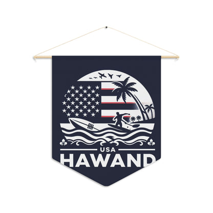 Flag Village Hawaii State Flag Pennant Sporting Home Wall decoration HI0001
