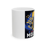 Flag Village Moldova Sporting Flag Ceramic Coffee Mug 11oz MDA0008