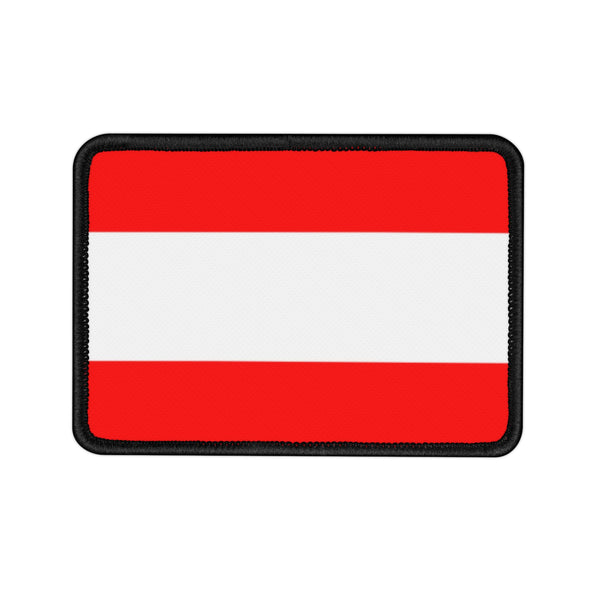 Flag Village Austria State Flag Embroidered Iron-On Patch