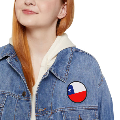 Flag Village Chile Flag Embroidery Iron-On Patches