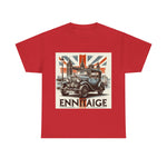 Flag Village UK Vintage Car Flag T-SHIRT Heavy Cotton Tee UK0003