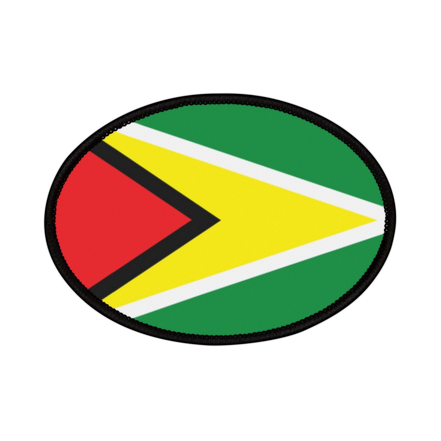 Flag Village Guyana Flag Embroidery Iron-On Patches